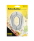 Folienballon Zahl 0 silber