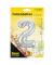 Folienballon Zahl 2 silber