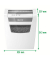 Aktenvernichter IQ Home Office S, 8036-00-00, Partikelschnitt 4x2,8mm (P-4), bis 8 Blatt