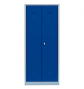 Spind enzianblau, lichtgrau 515711, 1 Schließfach 80,0 x 50,0 x 180,0 cm