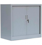Schiebetürenschrank, 555080 lichtgrau 1 Fachboden 80,0 x 45,7 x 75,0 cm