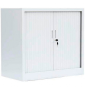 Schiebetürenschrank, 555087 signalweiß 1 Fachboden 80,0 x 45,7 x 75,0 cm