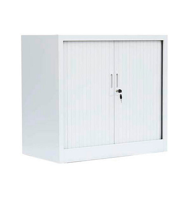 Schiebetürenschrank, 555087 signalweiß 1 Fachboden 80,0 x 45,7 x 75,0 cm