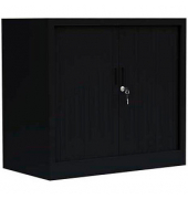 Schiebetürenschrank, 555089 tiefschwarz 1 Fachboden 80,0 x 45,7 x 75,0 cm