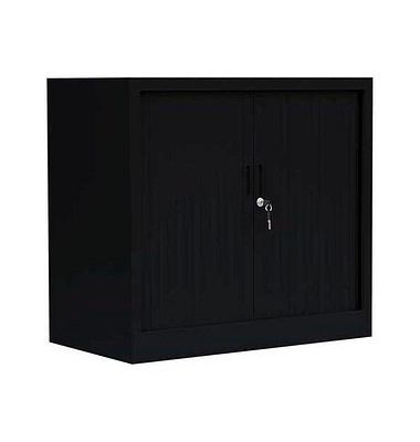 Schiebetürenschrank, 555089 tiefschwarz 1 Fachboden 80,0 x 45,7 x 75,0 cm