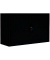 Schiebetürenschrank, 555129 tiefschwarz 1 Fachboden 120,0 x 45,7 x 75,0 cm