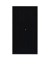 Schiebetürenschrank, 555159 tiefschwarz 4 Fachböden 100,0 x 45,7 x 195,0 cm
