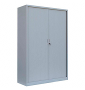 Schiebetürenschrank, 555160 lichtgrau 4 Fachböden 120,0 x 45,7 x 195,0 cm