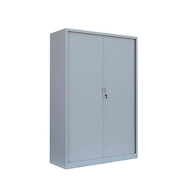 Schiebetürenschrank, 555160 lichtgrau 4 Fachböden 120,0 x 45,7 x 195,0 cm
