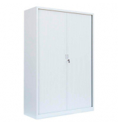 Schiebetürenschrank, 555167 signalweiß 4 Fachböden 120,0 x 45,7 x 195,0 cm