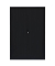 Schiebetürenschrank, 555169 tiefschwarz 4 Fachböden 120,0 x 45,7 x 195,0 cm