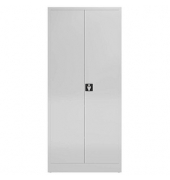 Putzmittelschrank X-545520 lichtgrau 80,0 x 38,0 x 180,0 cm, aufgebaut