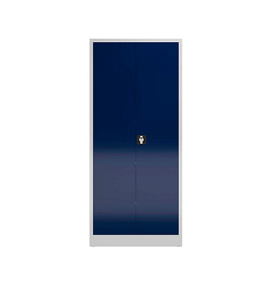 Putzmittelschrank X-545521 enzianblau, lichtgrau 80,0 x 38,0 x 180,0 cm, aufgebaut Putzmittelschrank X-545521 enzianblau, lichtgrau 80,0 x 38,0 x 180,0 cm, aufgebaut