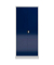 Putzmittelschrank X-545521 enzianblau, lichtgrau 80,0 x 38,0 x 180,0 cm, aufgebaut