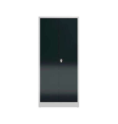 Putzmittelschrank X-545528 anthrazit, lichtgrau 80,0 x 38,0 x 180,0 cm, aufgebaut