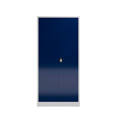 Putzmittelschrank X-545541 enzianblau, lichtgrau 92,0 x 42,0 x 194,5 cm, aufgebaut Putzmittelschrank X-545541 enzianblau, lichtgrau 92,0 x 42,0 x 194,5 cm, aufgebaut