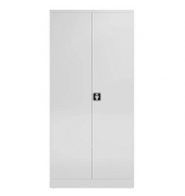 Putzmittelschrank X-545547 signalweiß 92,0 x 42,0 x 194,5 cm, aufgebaut