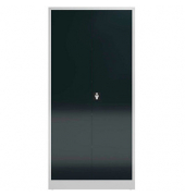 Putzmittelschrank X-545548 anthrazit, lichtgrau 92,0 x 42,0 x 194,5 cm, aufgebaut