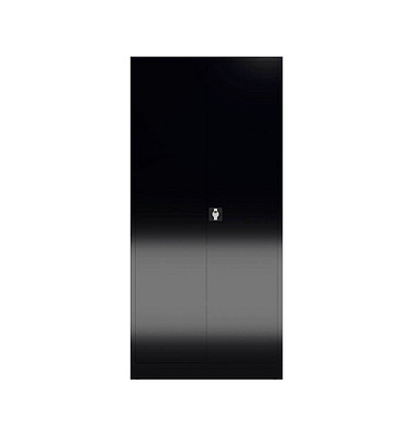 Putzmittelschrank X-545549 tiefschwarz 92,0 x 42,0 x 194,5 cm, aufgebaut