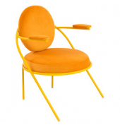 Sessel SATURNE safran Stoff