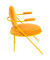 Sessel SATURNE safran Stoff