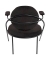 Sessel SATURNE schwarz Kunstleder