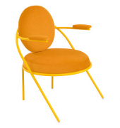 Sessel SATURNE safran Kunstleder
