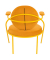 Sessel SATURNE safran Kunstleder