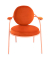 Sessel SATURNE rost rosa Stoff