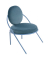 Sessel SATURNE blau Stoff
