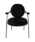 Sessel SATURNE schwarz Stoff