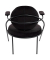 Sessel SATURNE schwarz Stoff