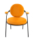 Sessel SATURNE safran schwarz Stoff