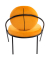 Sessel SATURNE safran schwarz Stoff