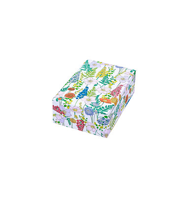 Geschenkpapier Garden 516380, Blumen, 50cm x 20m, flieder/blau/gelb/grün
