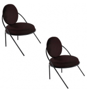 2 PAPERFLOW Sessel SATURNE schwarz Kunstleder