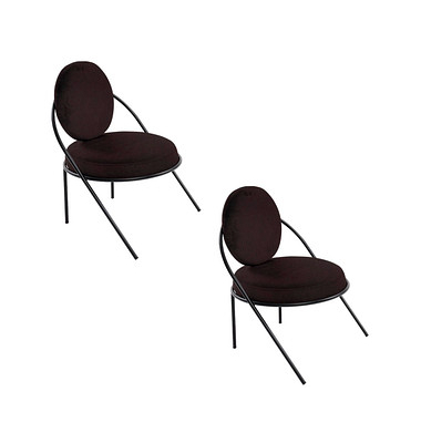 2 PAPERFLOW Sessel SATURNE schwarz Kunstleder