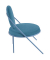 2 PAPERFLOW Sessel SATURNE blau Kunstleder