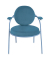 2 PAPERFLOW Sessel SATURNE blau Kunstleder