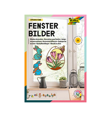 Fensterbilder Set Springtime mehrfarbig