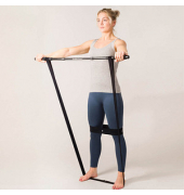 Mini Gym Trainingsset Fitnessbänder schwarz