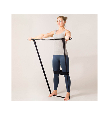 Mini Gym Trainingsset Fitnessbänder schwarz