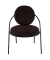 Sessel SATURNE schwarz Kunstleder