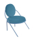 Sessel SATURNE blau Kunstleder