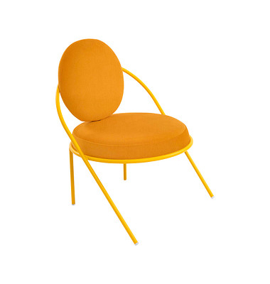 Sessel SATURNE safran Kunstleder