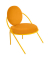 Sessel SATURNE safran Kunstleder