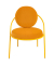 Sessel SATURNE safran Kunstleder