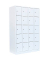 Schließfachschrank signalweiß 520547, 20 Schließfächer 117,0 x 50,0 x 180,0 cm