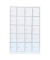Schließfachschrank signalweiß 520547, 20 Schließfächer 117,0 x 50,0 x 180,0 cm