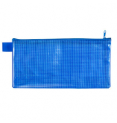 Reißverschlussbeutel blau 0,26 mm